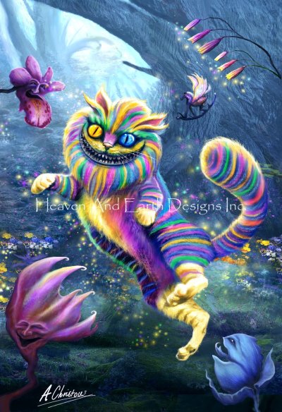 Rainbow Cheshire Cat - Anthony Christou
