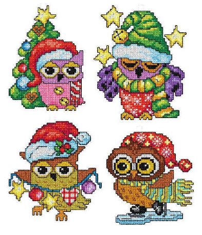Christmas Balls Owl - 7651