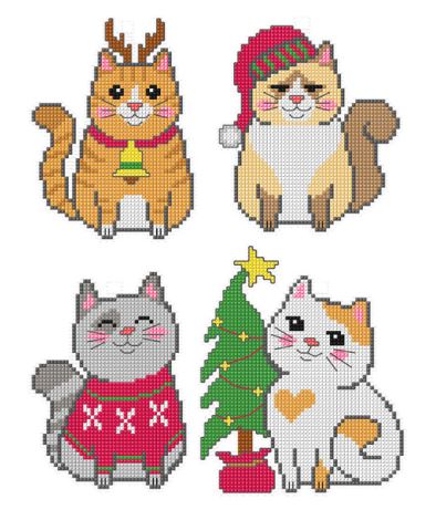 Christmas Cats - SA7689