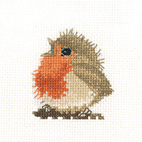 click here to view larger image of Rowen Robin (counted cross stitch kit)
