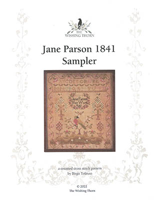 Jane Parson Sampler 1841