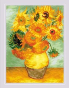 Sunflowers - based on the painting by W. Van Gogh...
