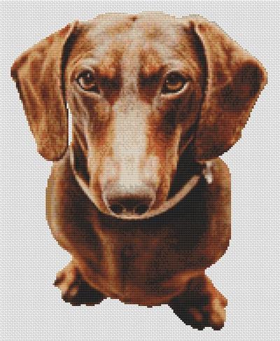 click here to view larger image of Red Dachshund (chart)