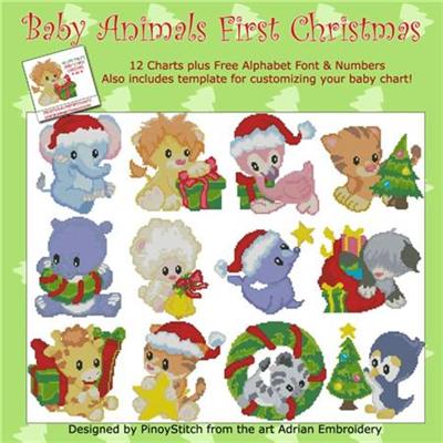click here to view larger image of Baby Animals First Christmas (chart)