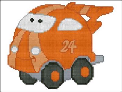 Chubby Race Cars 008 Orange Spicevet