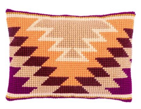click here to view larger image of Kilim Motif Cushion (counted cross stitch kit)