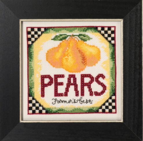 click here to view larger image of Pears (2023) (counted cross stitch kit)