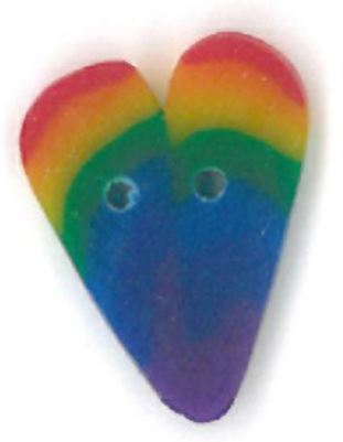 Bright Rainbow Heart