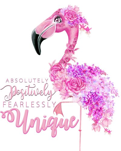 Fearlessly Unique Flamingo - Sheena Pike