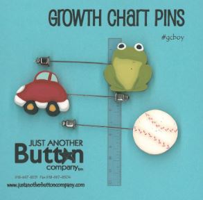 Growth Chart Pins - Boy