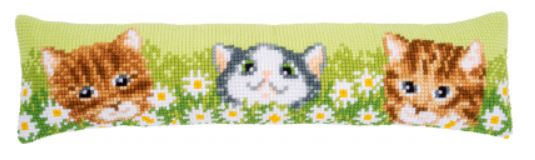 Cats among Daisies Draft Stopper