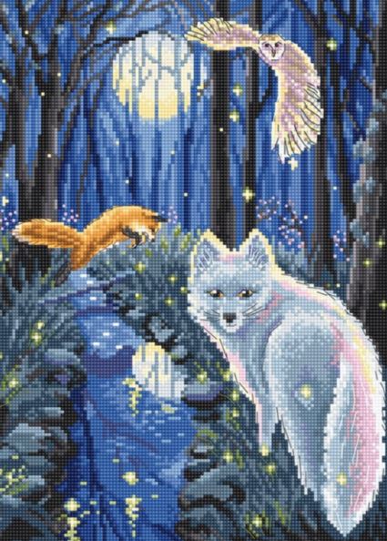 click here to view larger image of Midsummer Night (counted cross stitch kit)