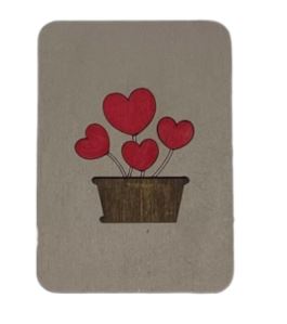 Wooden Needle Case/Romance - KF056/17