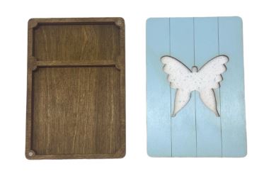 Wooden Box/Butterfly  - KF057/13