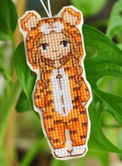 Embroidery Kit Baby Tiger