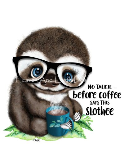 Coffee Sloth/Mini - Sheena Pike