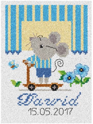 click here to view larger image of Little Mouse (counted cross stitch kit)