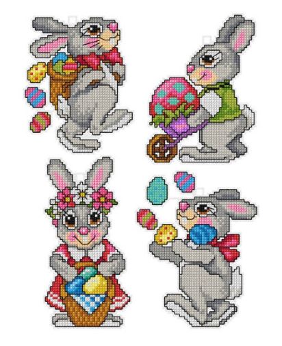click here to view larger image of Easter Kit - SA7666 (counted cross stitch kit)