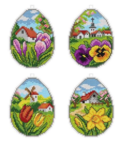 click here to view larger image of Easter Kit - SA7667 (counted cross stitch kit)