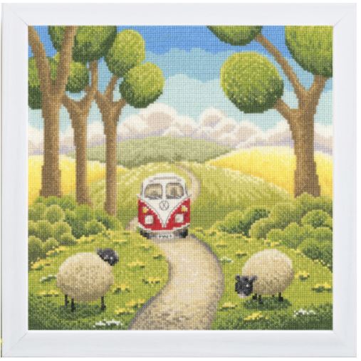 click here to view larger image of Road Trip - Lucy Pittaway (counted cross stitch kit)