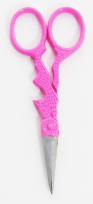 Rabbit Scissors Pink Handles 3.5"