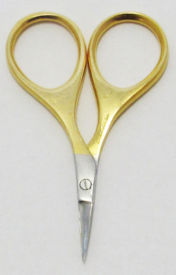 Needlepoint Curved Gold Scissors 2.5"