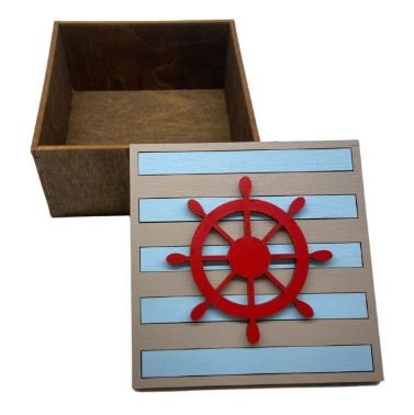 Wood Box/Steering Wheel