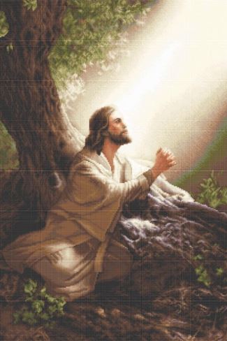 click here to view larger image of Jesus Christ (counted cross stitch kit)