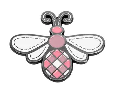 click here to view larger image of Pink Bee In My Bonnet Needle Minder (accessory)