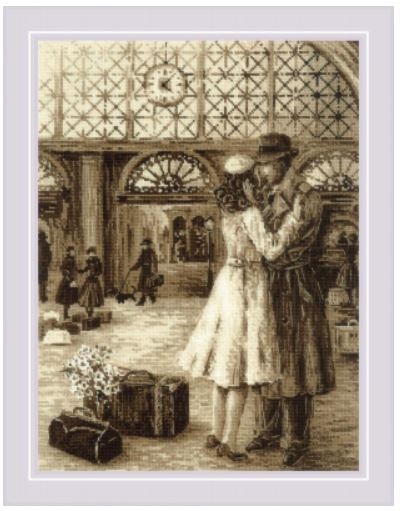click here to view larger image of Old Photo - Rendezvous  (counted cross stitch kit)