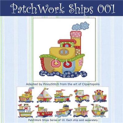 Patchwork Ships 001