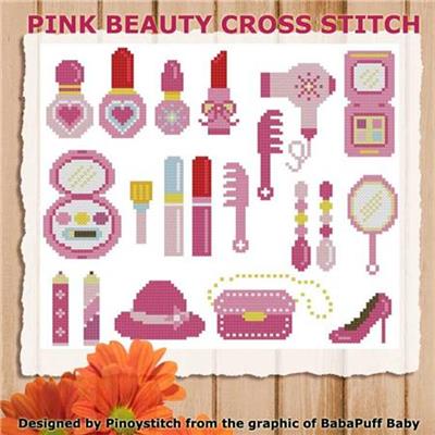 click here to view larger image of Pink Beauty Mini Sampler (chart)