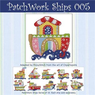 Patchwork Ships 005
