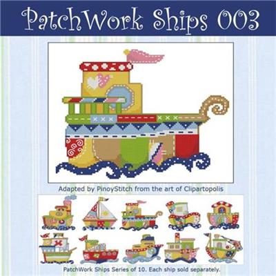 Patchwork Ships 003