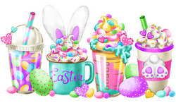 Easter Coffees Magnet