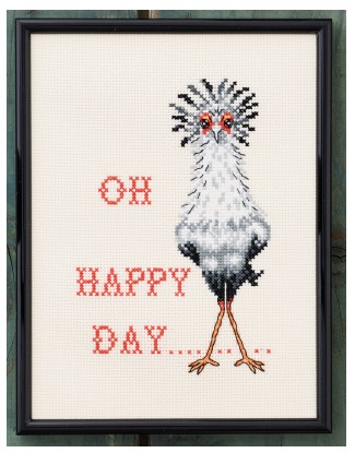 click here to view larger image of Oh Happy Day (counted cross stitch kit)