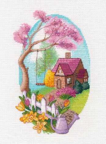 click here to view larger image of Spring Mood (counted cross stitch kit)