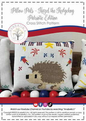 click here to view larger image of Hazel the Hedgehog Patriotic Edition (chart)