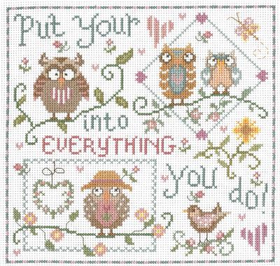 click here to view larger image of Heart in Everything - Gail Bussi (counted cross stitch kit)
