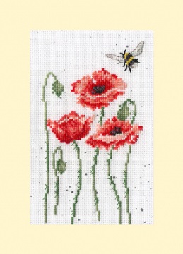 click here to view larger image of Card - Remember Me (counted cross stitch kit)