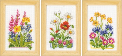 Field Flowers (set of 3) Miniature