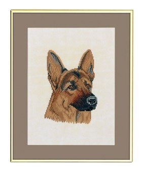 click here to view larger image of German Shepherd (counted cross stitch kit)
