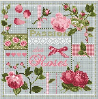 click here to view larger image of Mini - Roses (chart)