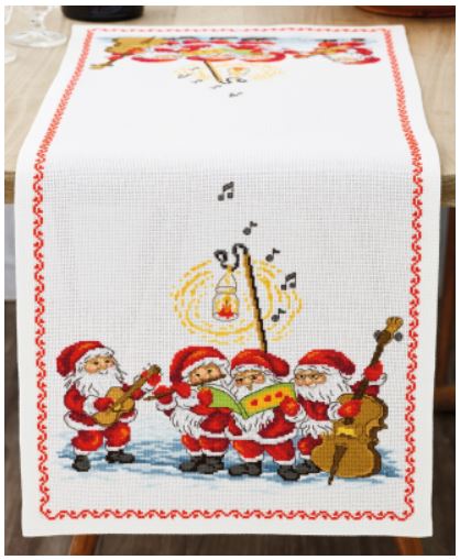 Elf Orchestra Table Runner