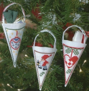 Christmas Cone White (3 designs)