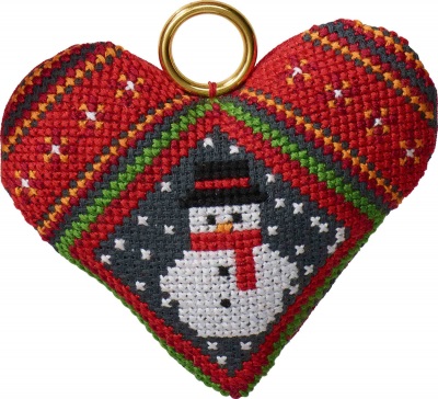 Cookie in Heart Ornament