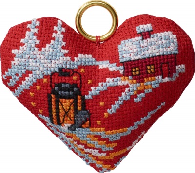 click here to view larger image of Light and House Ornament (counted cross stitch kit)
