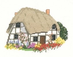 click here to view larger image of Cruck Cottage (counted cross stitch kit)
