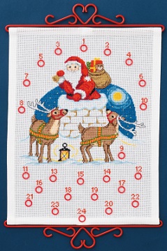 Santa Claus Chimney Advent Calendar