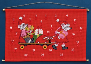 Mouse in Rollerskate Advent Calendar